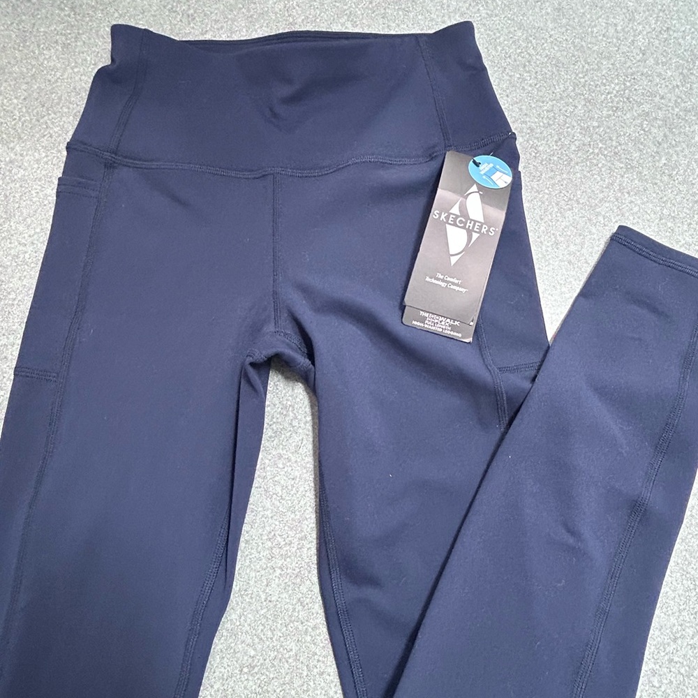 Skechers Go Flex High-Waisted Navy Leggings